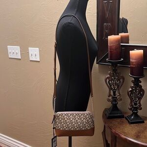 NWT DKNY Bryant Park Top Zip Crossbody Purse